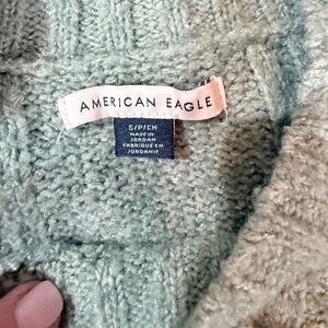 American Eagle Outfitters Women's Sweater - Mint Green